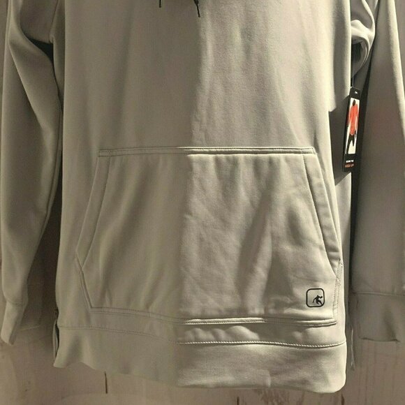 AND1 Mens Active Pivot Basketball Hoodie Pullover Size M Light Gray - Picture 4 of 12